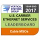 2017 Vertical Systems Group: U.S. Carrier Ethernet Services Leaderboard (Cable MSOs) Logo